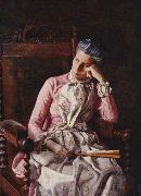 Thomas Eakins Miss Amelia Van Buren oil on canvas